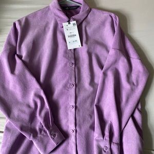 Zara button up blouse